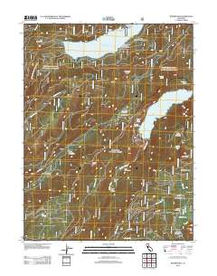 Bunker Hill 2012 topographic map thumbnail