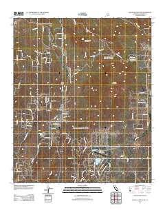 Cahuilla Mountain 2012 topographic map thumbnail