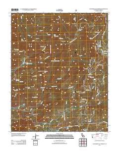 California Hot Springs 2012 topographic map thumbnail