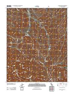 Camatta Ranch 2012 topographic map thumbnail