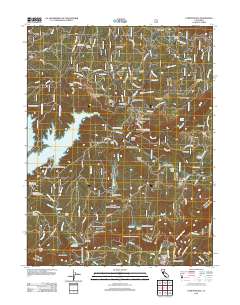 Camptonville 2012 topographic map thumbnail