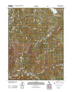 Caribou 2012 topographic map thumbnail
