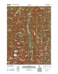 Caribou Lake 2012 topographic map thumbnail