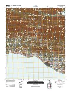 Carpinteria 2012 topographic map thumbnail