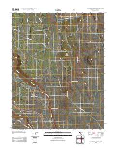 Casa Diablo Mountain 2012 topographic map thumbnail