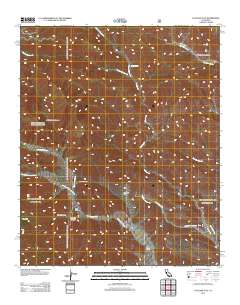 Catclaw Flat 2012 topographic map thumbnail