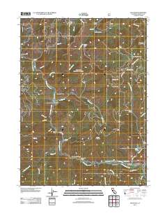 Cecilville 2012 topographic map thumbnail