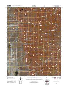 Chalfant Valley 2012 topographic map thumbnail
