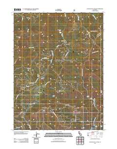 Chanchelulla Peak 2012 topographic map thumbnail