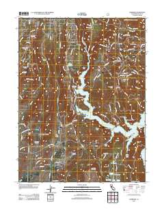 Cherokee 2012 topographic map thumbnail
