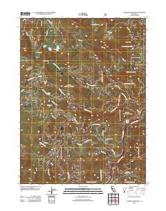 Chicken Hawk Hill 2012 topographic map thumbnail