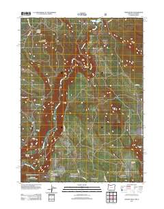 Chicken Hills 2012 topographic map thumbnail