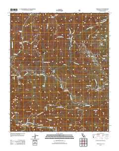 Chilao Flat 2012 topographic map thumbnail