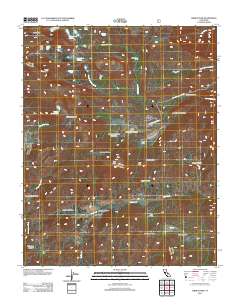 Cirque Peak 2012 topographic map thumbnail