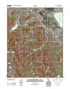 Convict Lake 2012 topographic map thumbnail