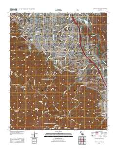 Corona South 2012 topographic map thumbnail