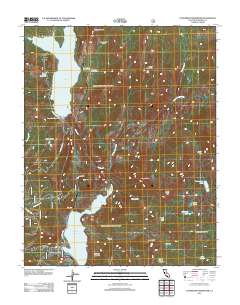Courtright Reservoir 2012 topographic map thumbnail