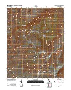 Cowhorn Valley 2012 topographic map thumbnail