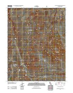 Cowtrack Mountain 2012 topographic map thumbnail