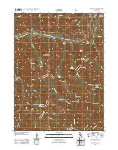 Deadman Peak 2012 topographic map thumbnail