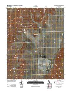 Deep Springs Lake 2012 topographic map thumbnail