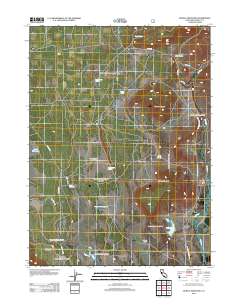 Donica Mountain 2012 topographic map thumbnail