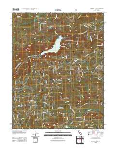 Donnell Lake 2012 topographic map thumbnail