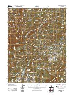 Dorrington 2012 topographic map thumbnail