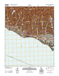 Dos Pueblos Canyon 2012 topographic map thumbnail