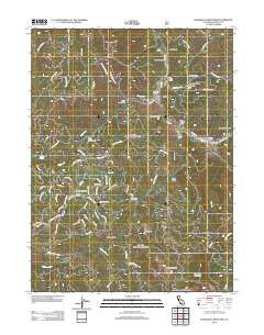 Dubakella Mountain 2012 topographic map thumbnail
