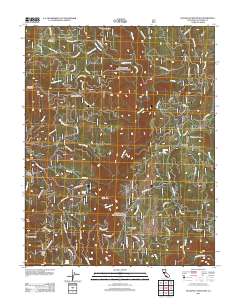 Duckwall Mountain 2012 topographic map thumbnail