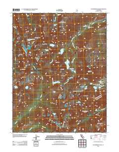 Dunderberg Peak 2012 topographic map thumbnail