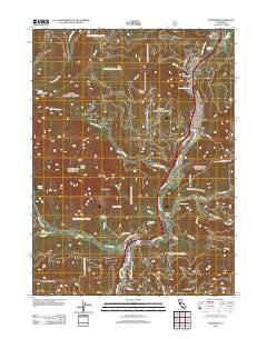Dunsmuir 2012 topographic map thumbnail