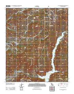 El Cajon Mountain 2012 topographic map thumbnail