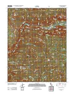 El Capitan 2012 topographic map thumbnail