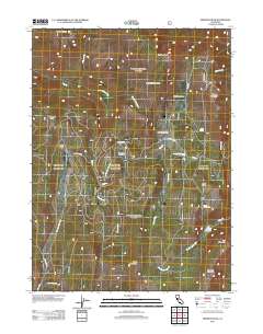 Emerson Peak 2012 topographic map thumbnail