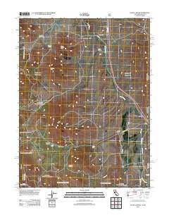 Evans Canyon 2012 topographic map thumbnail