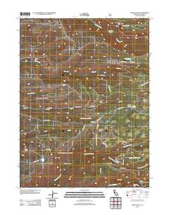 Finley Butte 2012 topographic map thumbnail