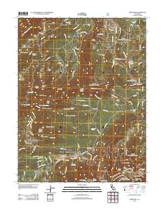 Foresthill 2012 topographic map thumbnail