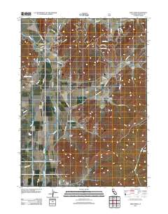 Fort Jones 2012 topographic map thumbnail