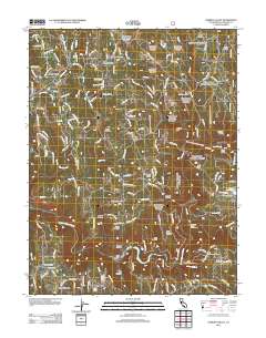 Garden Valley 2012 topographic map thumbnail