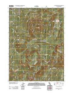 Garner Mountain 2012 topographic map thumbnail