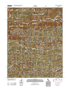 Garnet Hill 2012 topographic map thumbnail