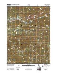 Gasquet 2012 topographic map thumbnail