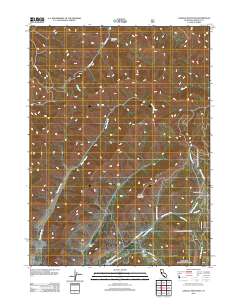 Gazelle Mountain 2012 topographic map thumbnail