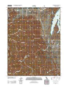 Gilmore Peak 2012 topographic map thumbnail