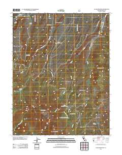 Glass Mountain 2012 topographic map thumbnail