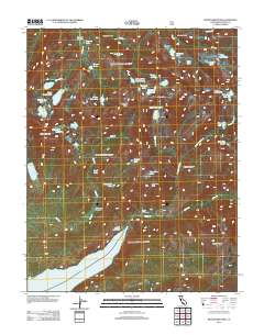 Graveyard Peak 2012 topographic map thumbnail