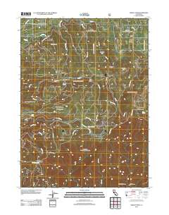 Grizzly Peak 2012 topographic map thumbnail