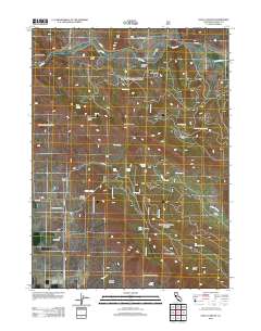 Halls Canyon 2012 topographic map thumbnail